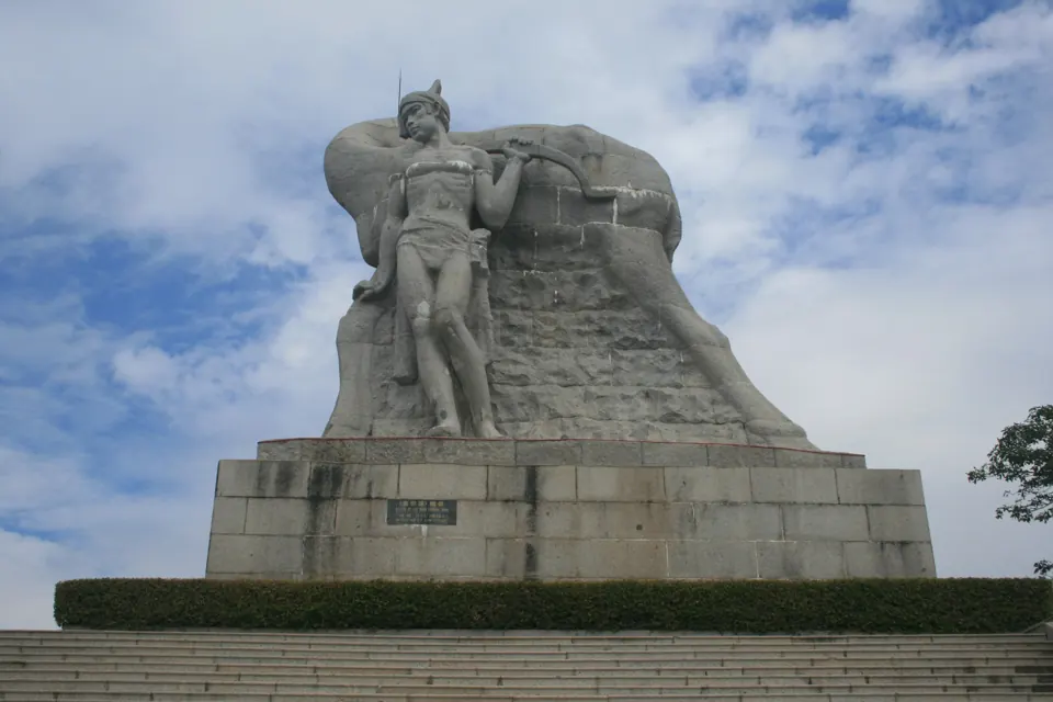 Олень повернул голову